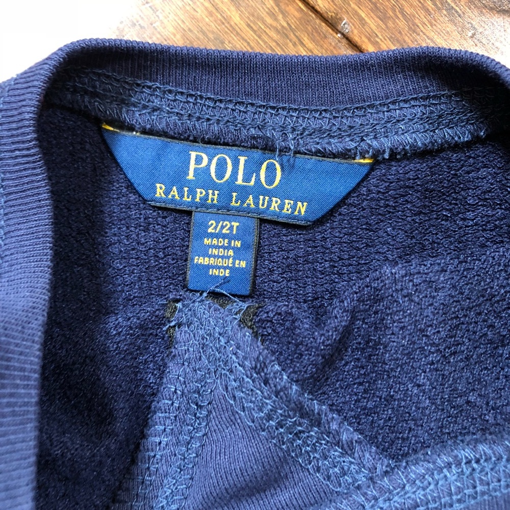 Ralph Lauren Letterman Sweatshirt 2T - Picture 5 of 5